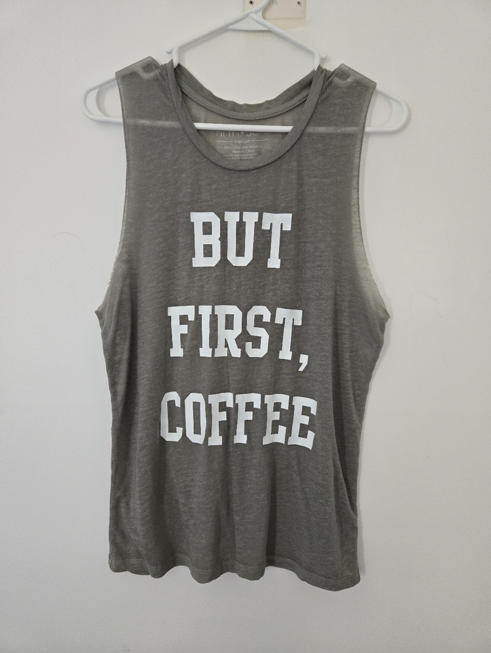 ✨️ But First Coffee Lightweight Tank Top